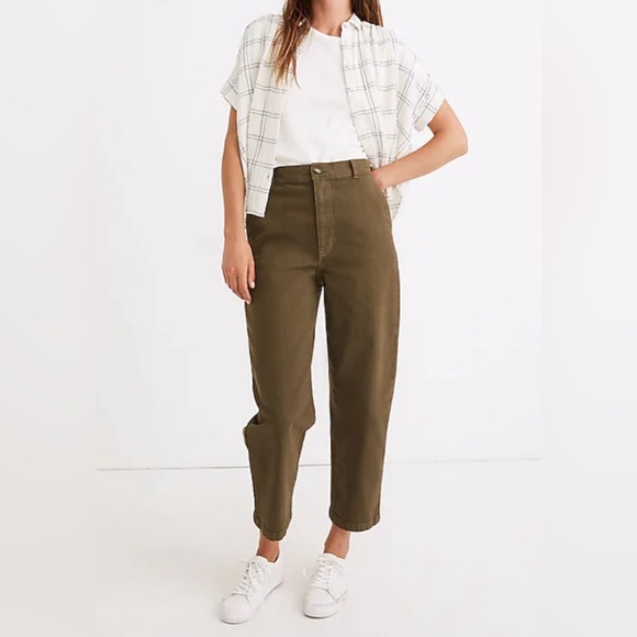 MADEWELL Balloon Pants in Kale - Picture 1 of 7